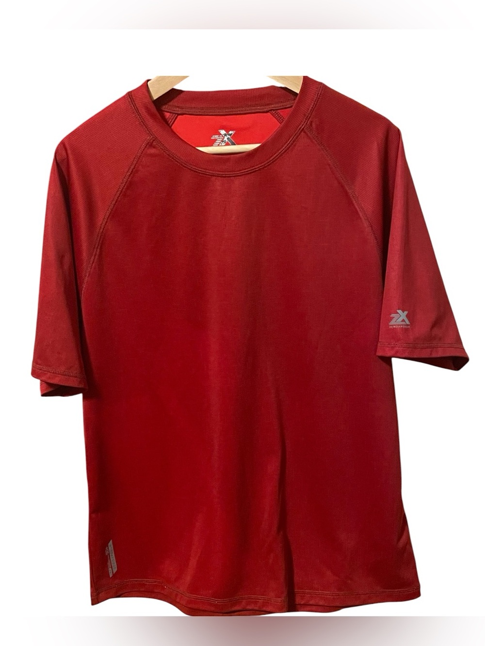 ZeroXposur Men's SZ Large Red Short-Sleeve Athletic Tee